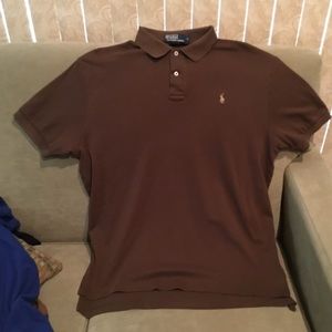 Polo by Ralph Lauren brown polo shirt